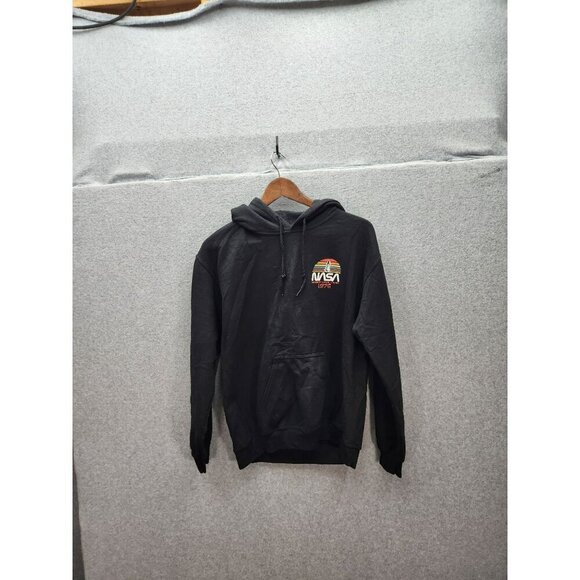 NASA Kennedy Space Center 1976 Hoodie By Neon Riot S Black - Picture 2 of 4
